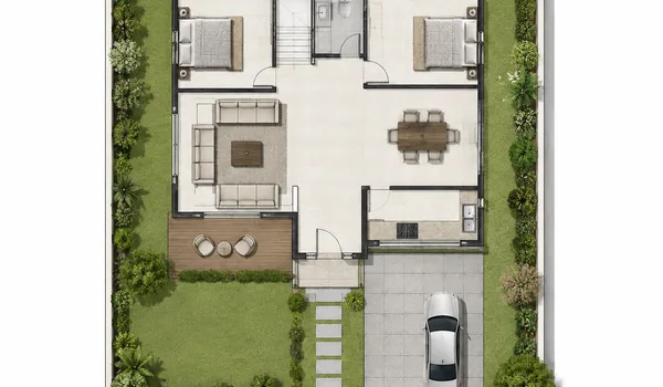Featured Image of Sattva Ekatra 40x60 Plot Plan
